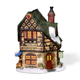 Department 56 Tipler front view showing lit Victorian storefront and inviting glow
