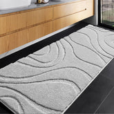 DEXDE front view gray runner showing full 24x60 length and modern look for safety