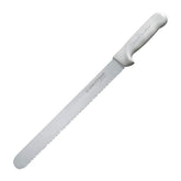 Dexter Outdoors front packaging showing 12-inch slicer and Perfect Cutlery Packaging benefit