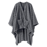 Dgsfmi wearable blanket front view showing full coverage and cozy fit