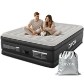 DIVON front view showing full queen mattress and plush top for comfortable sleep