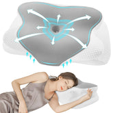 DONAMA front view showing ergonomic cervical contour and immediate benefit of neck support