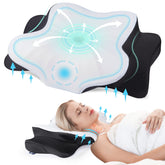 DONAMA front view contour pillow showing ergonomic shape and stable support