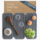 Dorai stone mat front view showing full slate surface and quick drying benefit