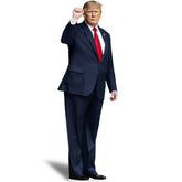 DorDor & GorGor front view of Donald Trump standee for striking photo ops