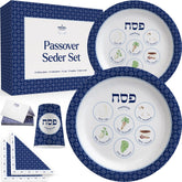 The Dreidel Company table overview showing full Passover set and coordinated benefit