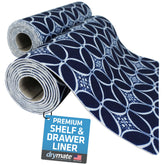 Drymate front packaging showing indigo liners and two-pack protection