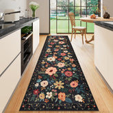 DUKINO runner front view showing floral design and length, enhances room style