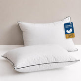 DWR front packaging showing queen two-pack enhancing sleep comfort