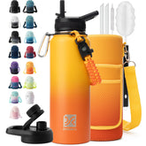 DYSANKY 40 oz front view showing durable powder coat and capacity benefit