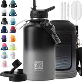 DYSANKY front view showing full 64oz bottle and sleek powder coat finish for durability