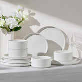 E-far front view showing full 12-piece set and elegant styling
