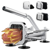 Eascandy front view showing full stainless-steel cutter and benefits of durability