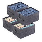 EASEVE front view of 4-pack organizers showing neat storage and easy access