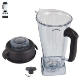 EastFune front view of 64oz replacement jar showing capacity and fit benefits