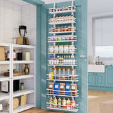 Eastherry front view over-the-door organizer showing full storage benefits