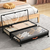 Eastherry front view of underbed storage drawers showing capacity and neat organization