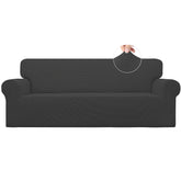 Easy-Going front packaging showing dark gray slipcover and benefits