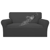 Easy-Going front view of loveseat cover showing neat fit and protection
