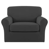 Easy-Going front view of armchair covered showing fresh look and protection