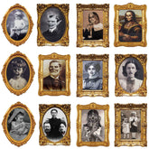 ECGER front view portrait showing vintage framed haunted image and instant scare