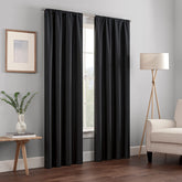 Eclipse Kendall front panel hanging, provides near-total darkness benefit