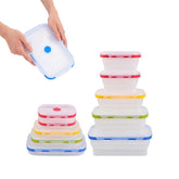 ECOBERI front view showing lids and colorful containers, clear organization benefit