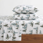 Eddie Bauer front packaging showing twin sheet set and pattern benefits