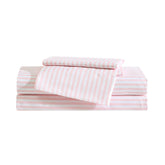 Eddie Bauer folded sheet set showing neat packaging and easy storage benefit