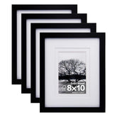Egofine frame front view showing black finish and clean edge for elegant display