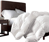 EGYPTIAN BEDDING front view of Twin XL comforter showing plush loft and cloud-like comfort
