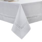 EHouseHome front view showing white lace tablecloth packaging and elegant finish