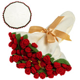 EIGHTOWN front view showing bouquet blanket packaging and gift-ready presentation