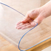 Eisdroma front view showing clear protector preserving table finish and preventing stains