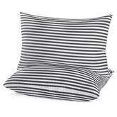 EIUE front-packaging queen pillows showing neat pair and hotel look for easy styling