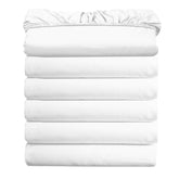 Elegant Comfort front packaging showing six twin fitted sheets and bulk value benefit