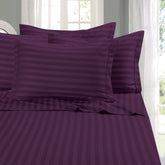 Elegant Comfort king flat sheet front view showing neat drape and smooth finish