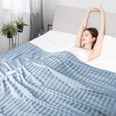 Elegear front view showing packaging and blanket, highlighting easy gifting benefit