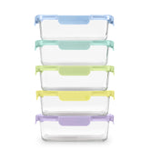 Ello front view of Purple Rain five-pack showing compact storage benefit