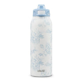 Ello bottle front view porcelain rose shows sleek design and durable finish