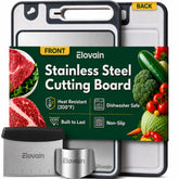 Elovain front over-sink cutting board showing space-saving benefit