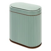 ELPHECO front view sage green compact bin shows elegant design and space saving
