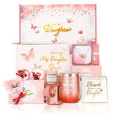ELSEULAR pink gift box front view, elegant presentation and easy gifting