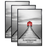 ELSKER&HOME front view of black 12x18 frame showing clean edges and display benefit