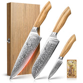 Emojoy front packaging showing boxed knife set and presentation benefit