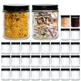 Encheng front view of clear jar showing neat appearance and storage benefit