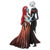 Enesco Jack and Sally front view showing full pose and romantic detail