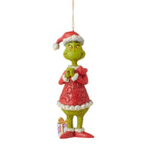 Enesco Jim Shore Grinch front view showing multicolor design and festive charm