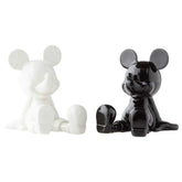 Enesco Mickey front view showing design and elegant black-and-white finish