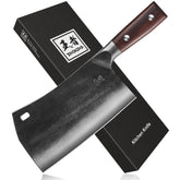 ENOKING cleaver front view showing blade and balance benefit